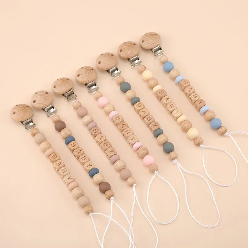 Baby Products Gift - Baby Pacifier Clips Personalized Name Teethers