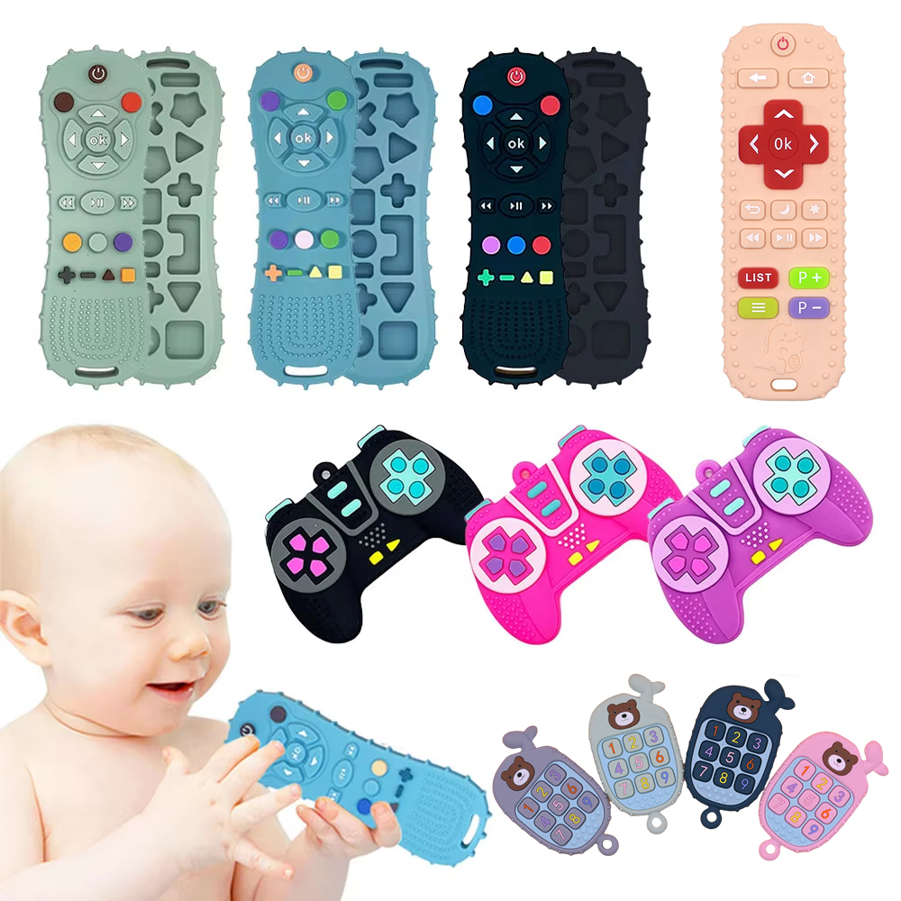 Baby Products Useful - Montessori Baby Silicone Teether Toys Toddler