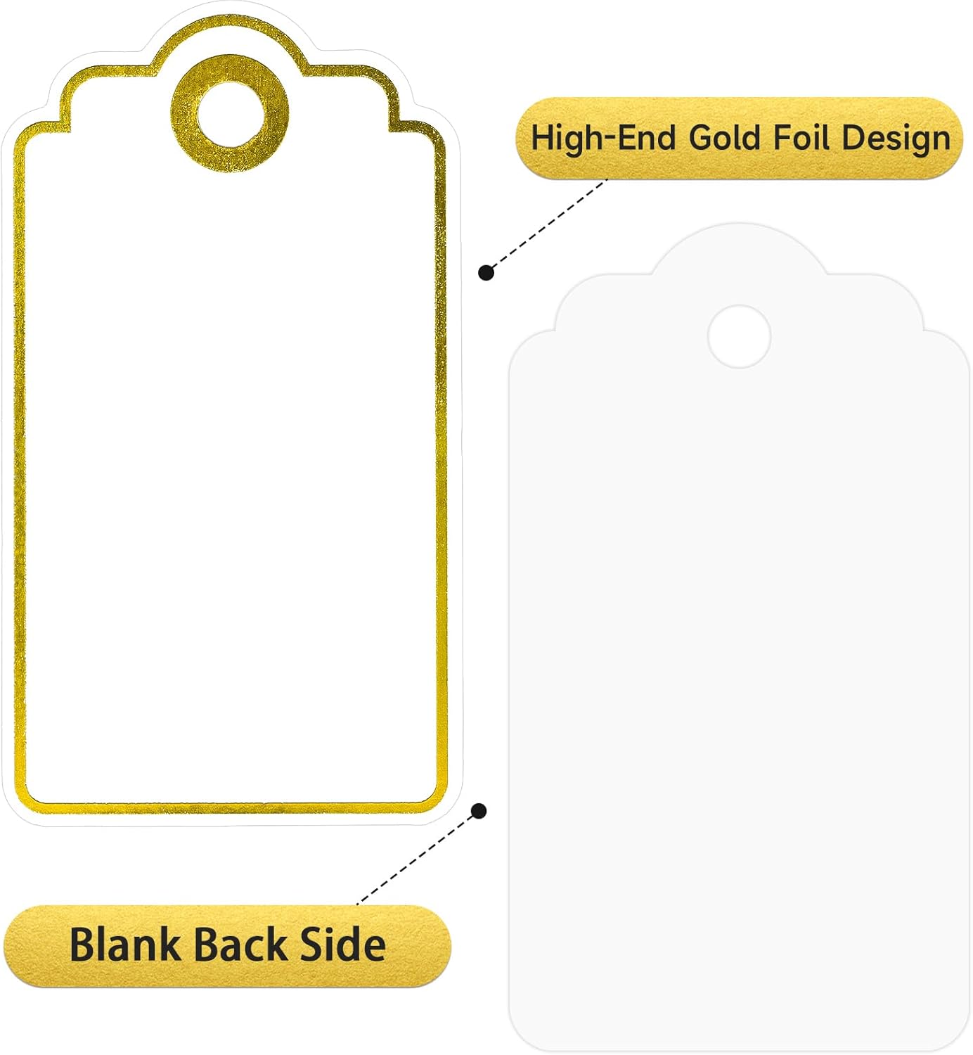 Gold Foil Gift Tags with Strin – обзор и цена Baby Products For Gift