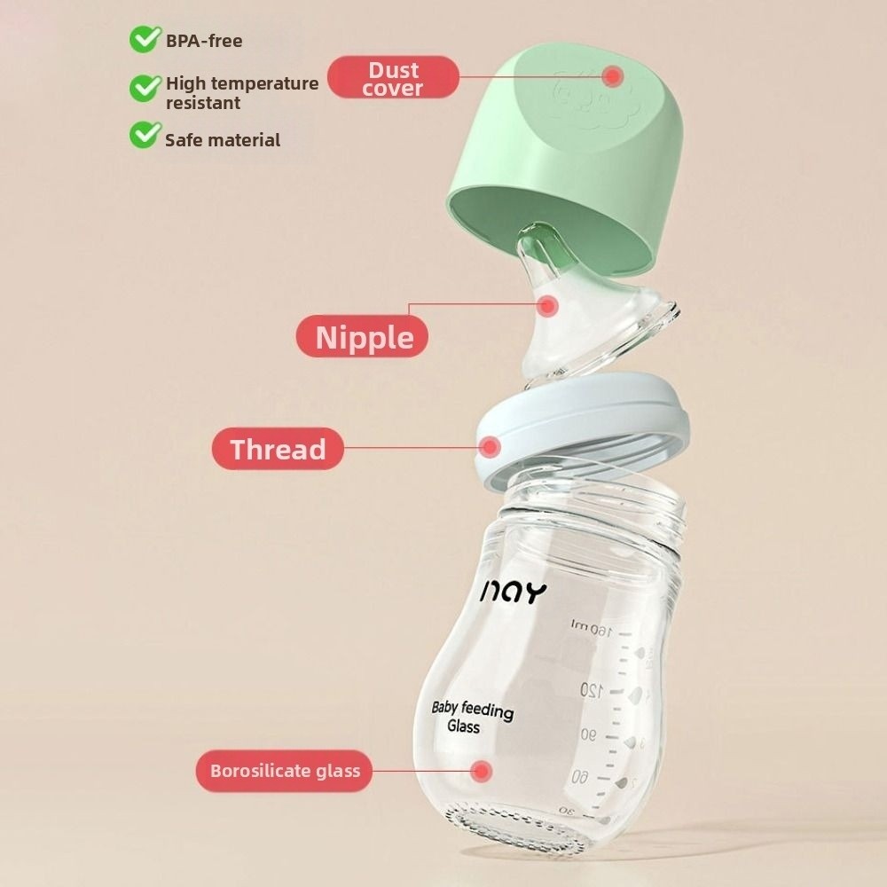 Glass Baby Bottle Anti-flatule – обзор и цена Baby Products Useful