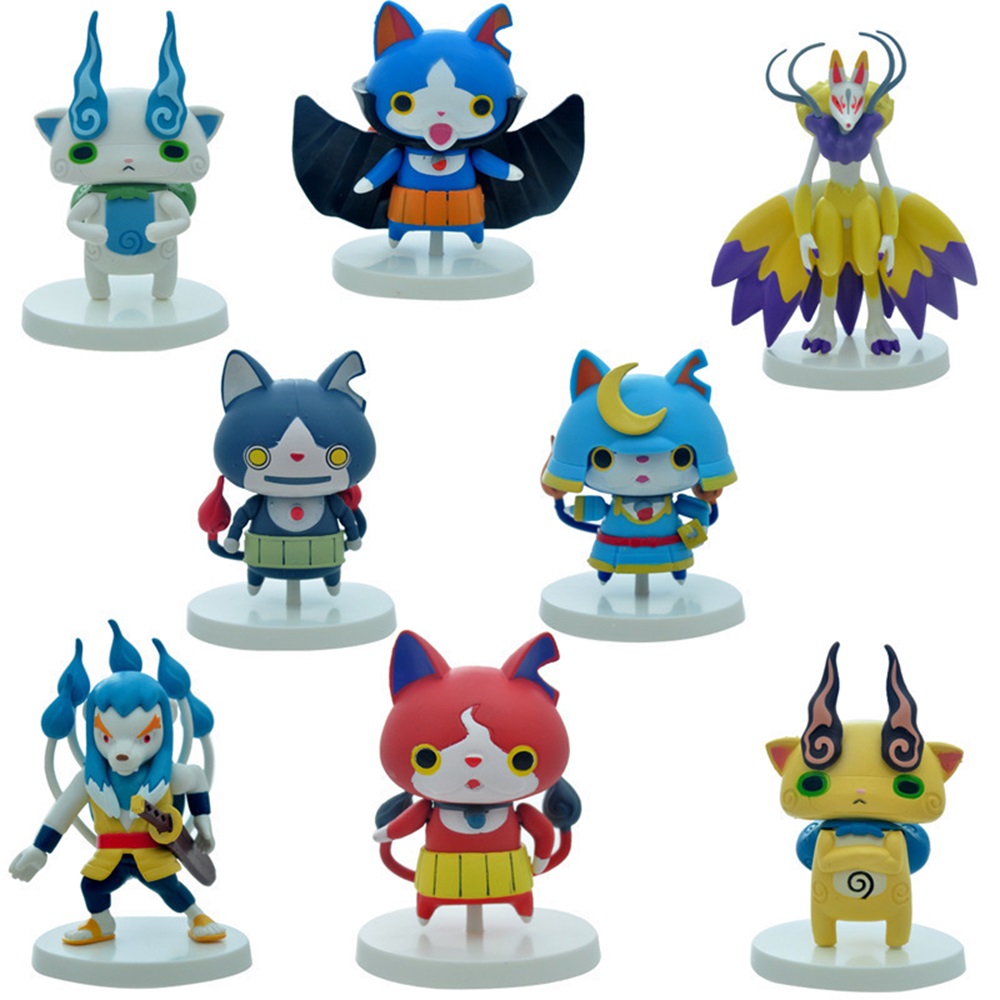 8Pcs/Lot Yokai Watch  PVC Coll – обзор и цена Baby Products News