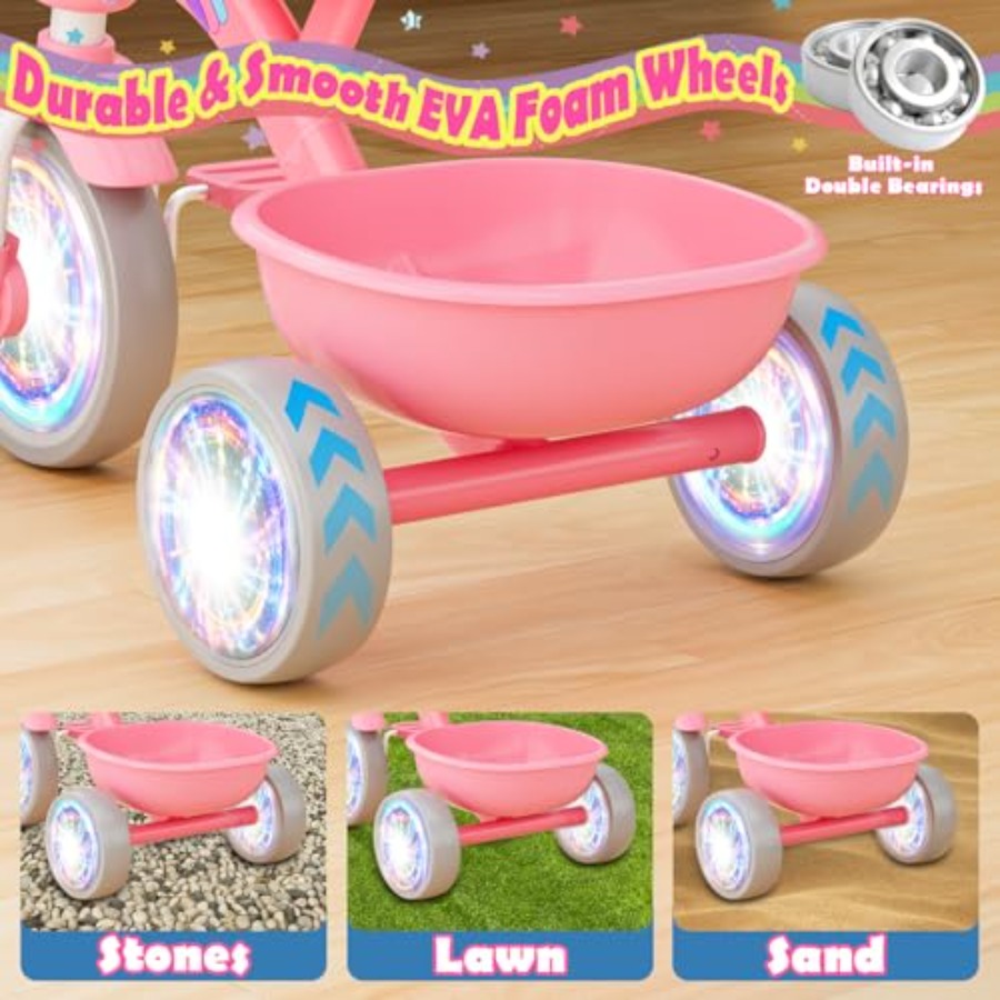 Tricycle for Toddlers 1-3 3-5  – обзор и цена Baby Products Gift