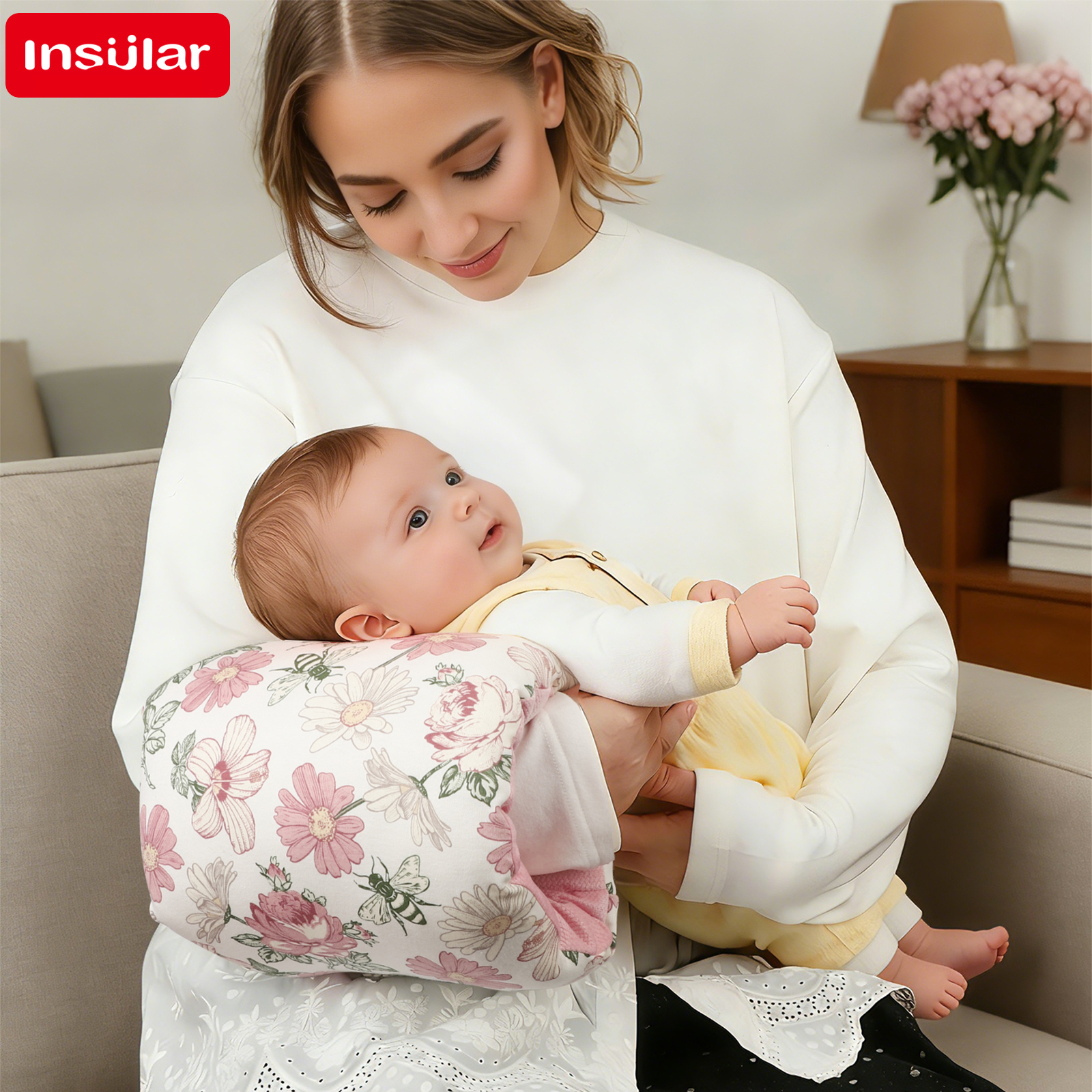 Newborn Cotton Breastfeeding A – обзор и цена Nursing Pillow Breastfeeding